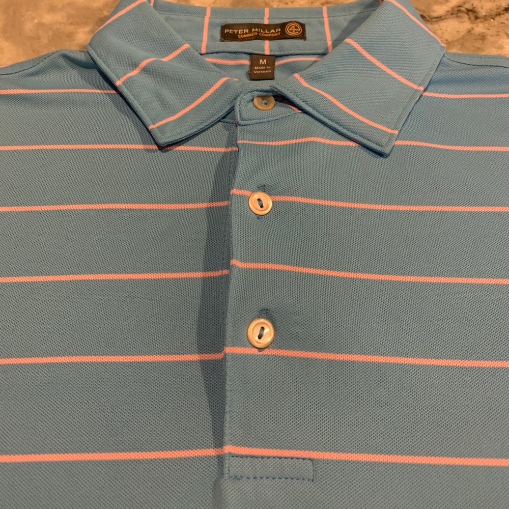 Peter Millar - Summer Comfort Striped Polo - M